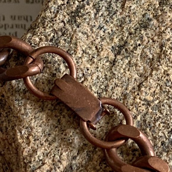 Solid Copper Unisex Mens Woman’s Dark Metal Bracelet Jewelry Health Benefits! - Picture 8 of 12